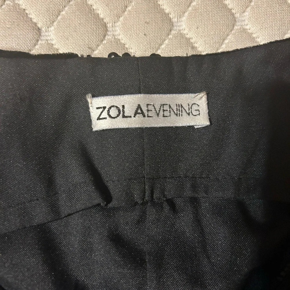 Zola Evening Beaded Sequined formal jacket size small - Picture 12 of 14